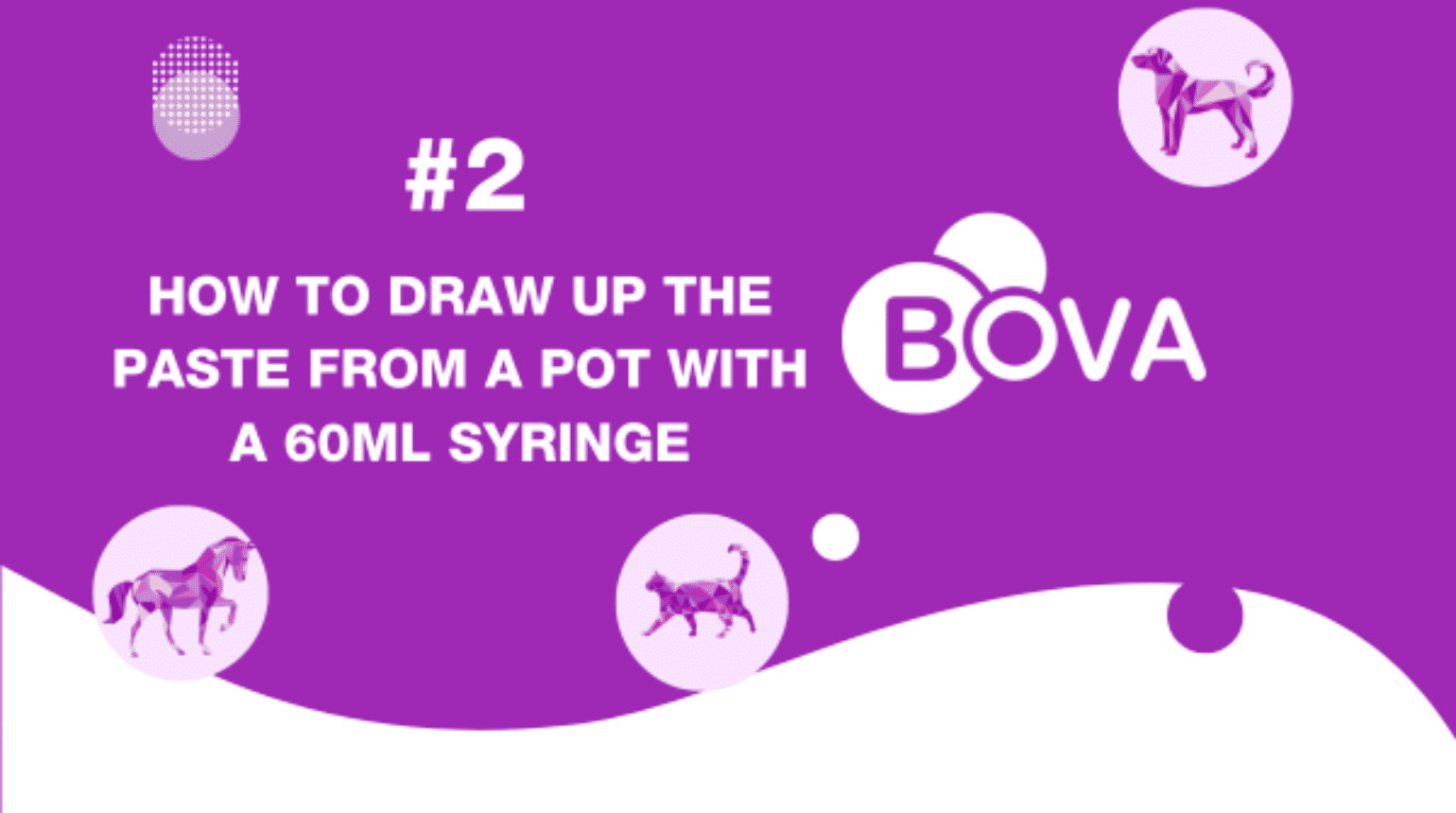 #2 How to draw up the paste from a pot with a 60mL syringe