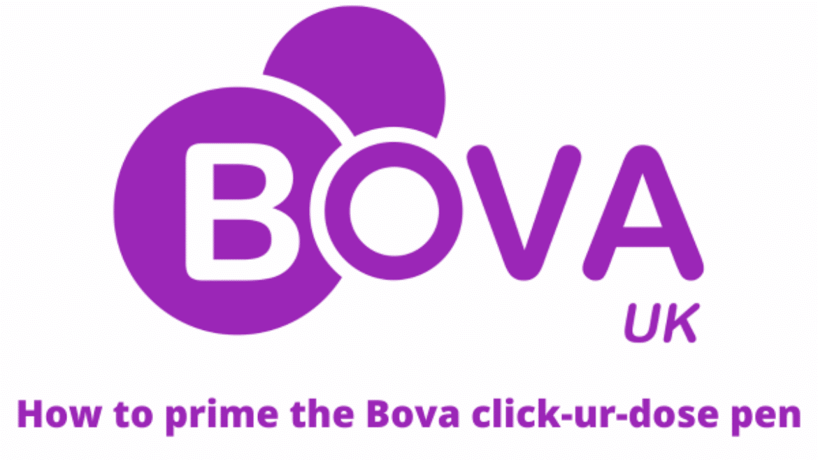 How to prime the Bova click-ur-dose pen