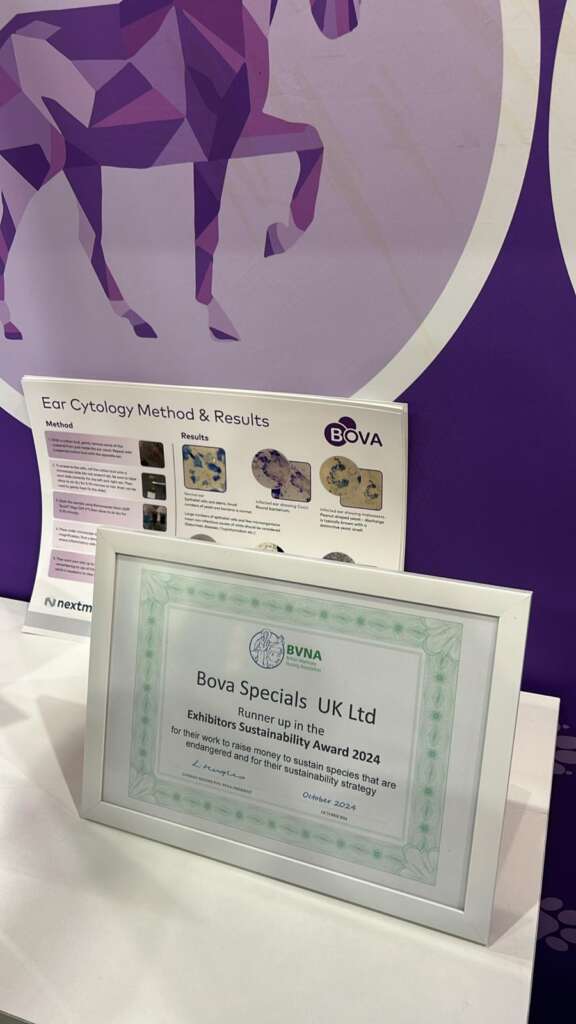 Bova UK has been awarded Runner Up for the BVNA Exhibitors Sustainability Award 2024!