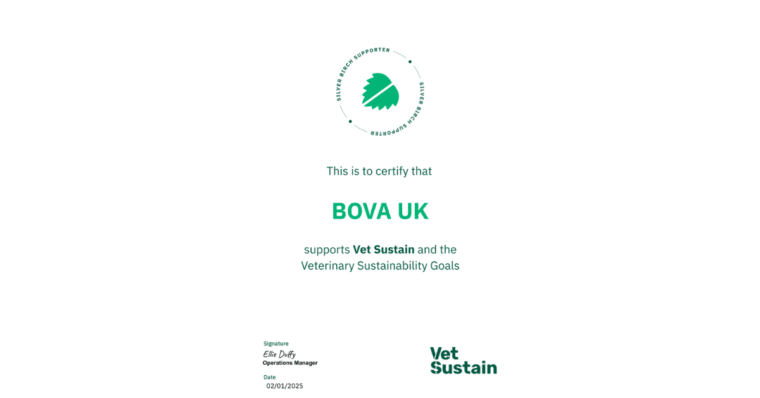 Bova UK Announces Strategic Partnership with Vet Sustain to Advance Sustainable Veterinary Practice