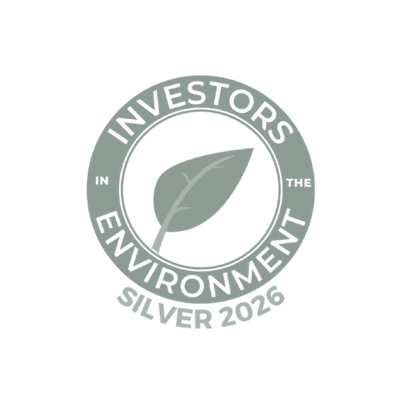 Investors in the Environment Silver 2026 accreditation badge